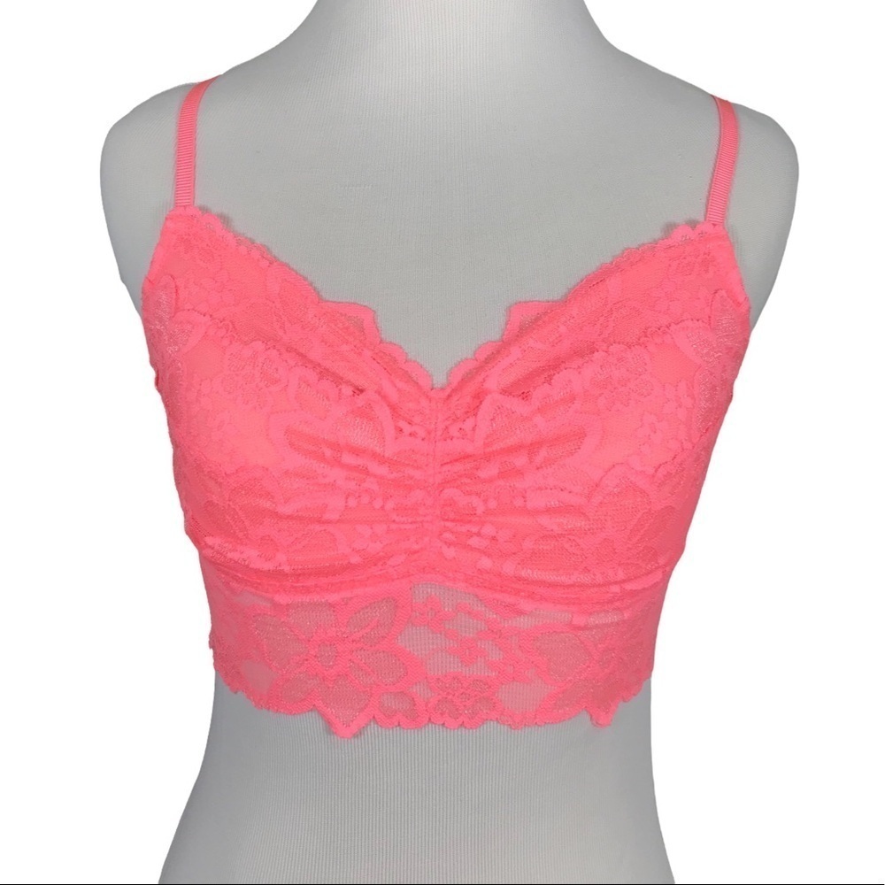 Pink Victoria’s Secret Lace Bralette Size SMALL S